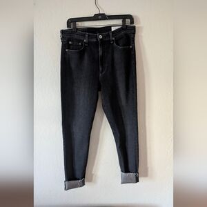 Rag & bone Women's Nina High Rise Jeans - Black